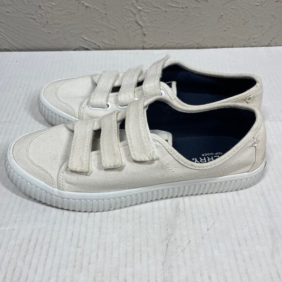 Sperry Womens Slip On Crest Loop cream Casual Shoes‎ Memory Foam size 9.5 - Picture 2 of 5